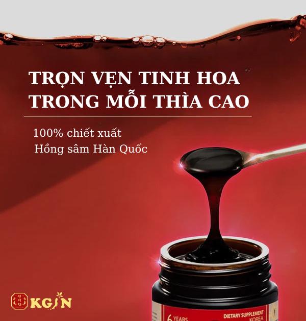 Cao sâm nguyên chất chính hãng