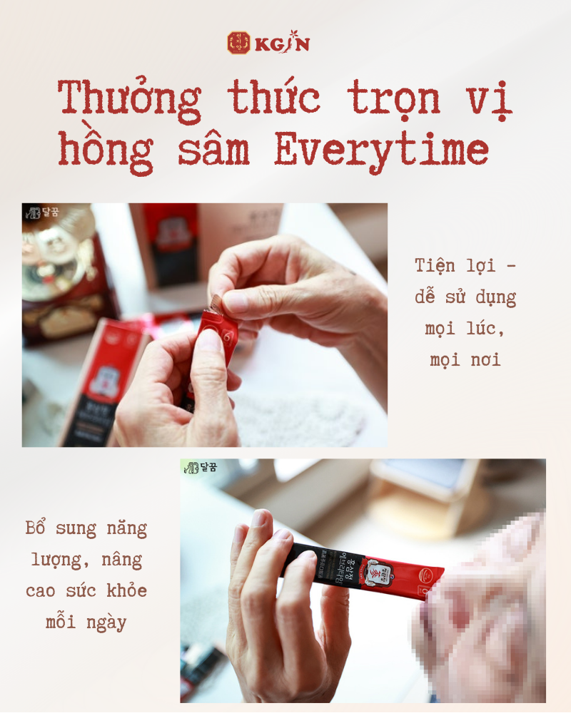 Tinh chất hồng sâm thượng hạng KGC 30 gói