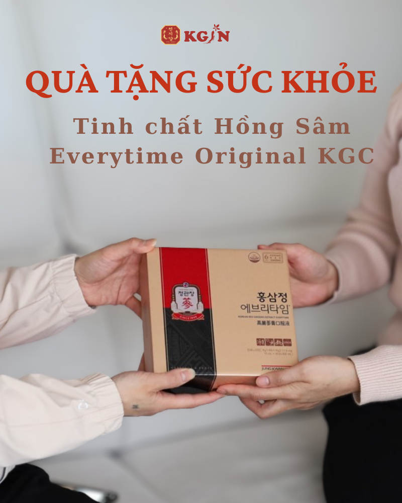 Tinh chất hồng sâm Everytime Original  - Món quà tắng sức khỏe